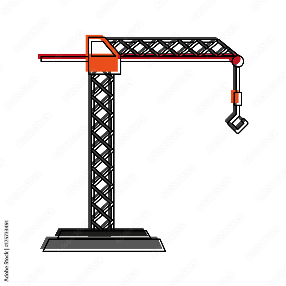 crane construction icon image vector illustration design crane construction icon image vector illustration design
