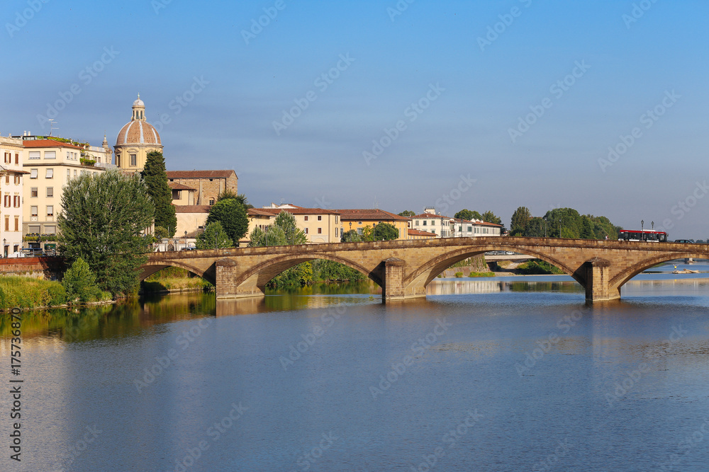 Fototapeta premium Beautiful Scene of Florence, Italy. 