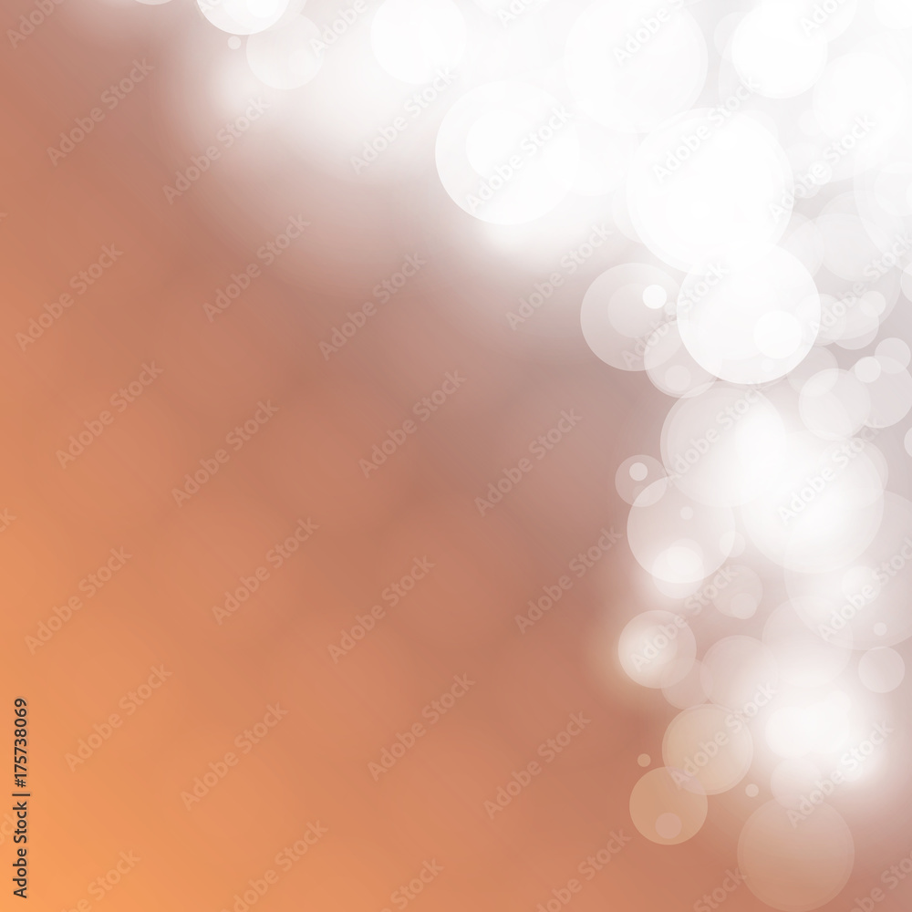 Colorful Sparkling Cover Design Template with Abstract, Blurred Background for Christmas, New Year or Other Holiday Designs