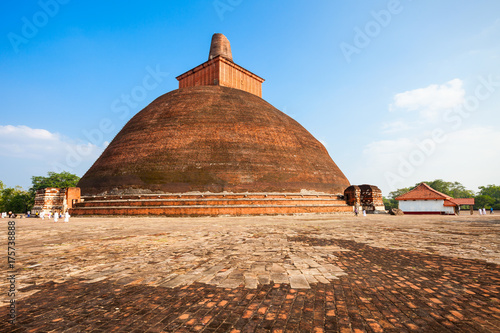 Jethawanaramaya Stupa in Anuradhapura