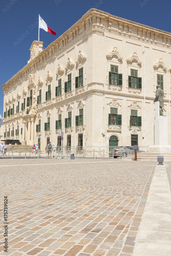 Malta, Valletta, Auberge de Castille and Leon