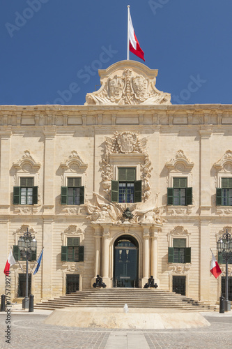 Malta, Valletta, Auberge de Castille and Leon