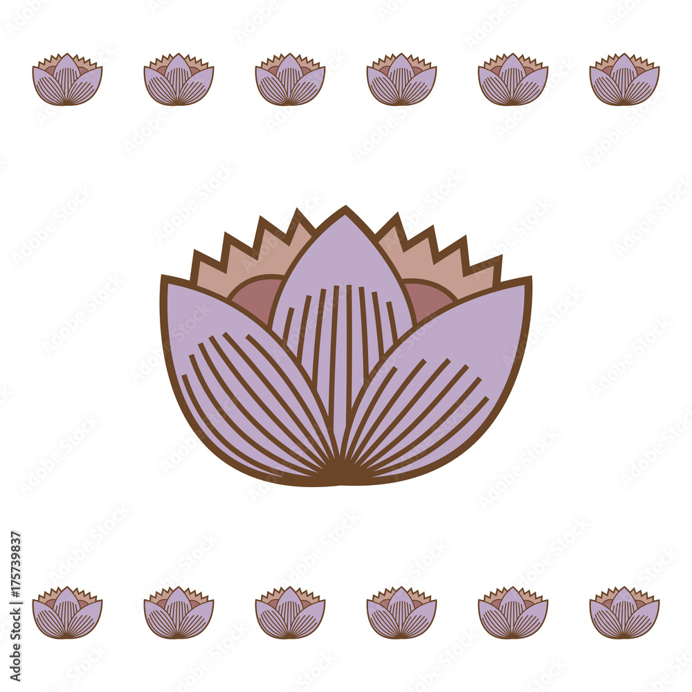 crown flower pattern