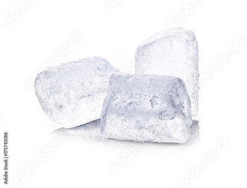 ice cube isolated on white background