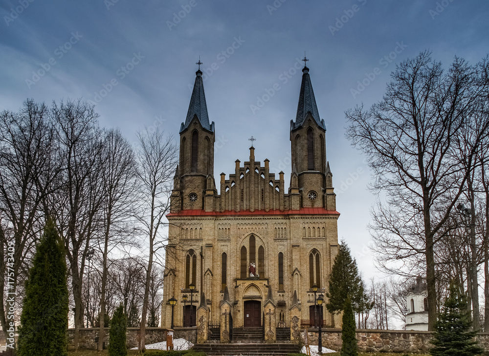 St. Anne's Church in Krynki village, Podlasie, Poland