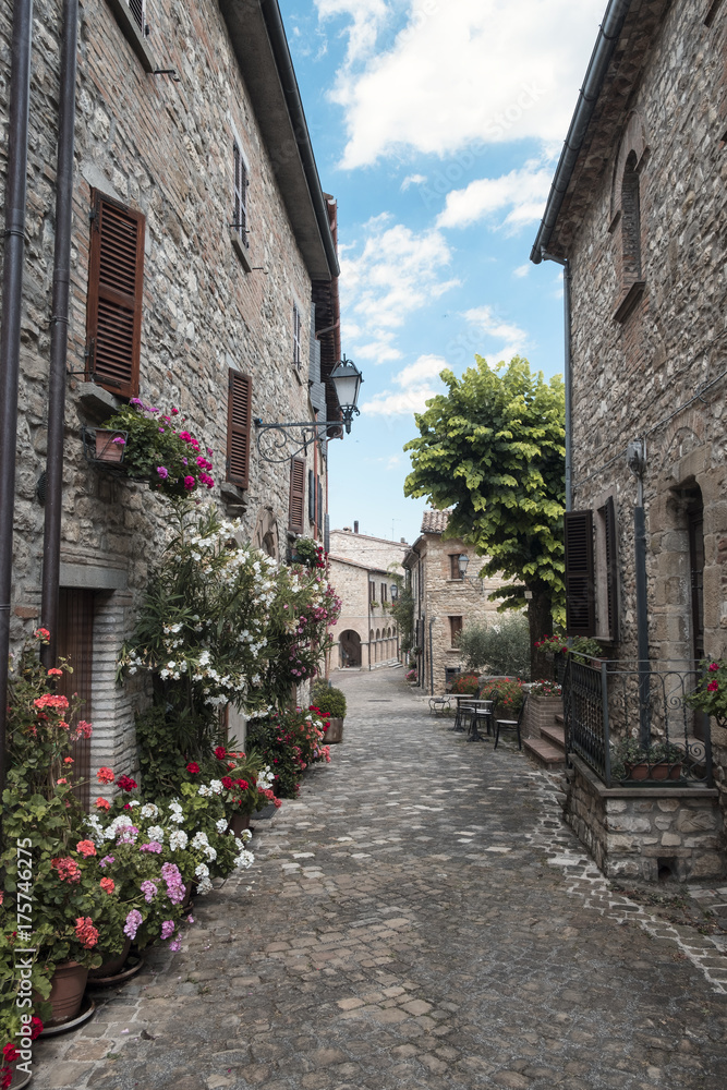 Frontino, old village in Montefeltro (Marches, Italy)