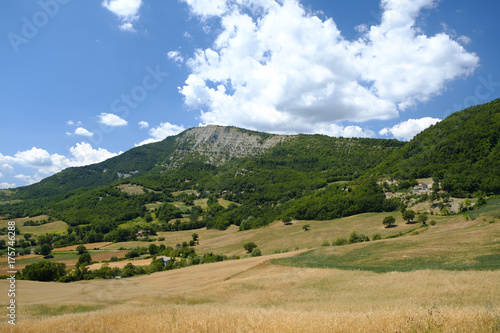Landscape in Montefeltro (Marches, Italy) photo