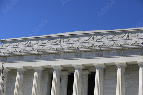 Lincoln Memorial in Washington District of Columbia