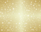 Christmas - gold background with stars
