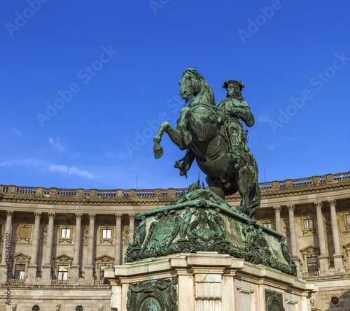 Statue of Prince Eugene  Hofburg Palace  Vienna  Austria