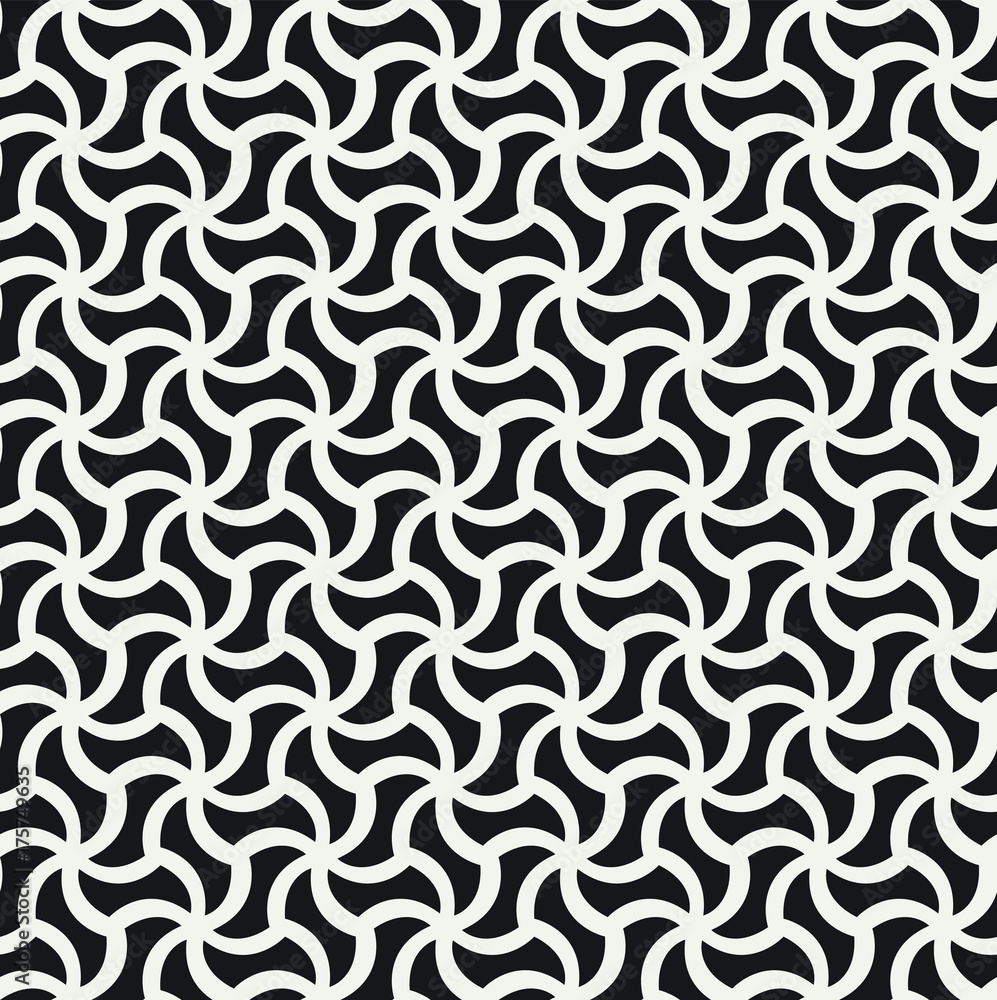Abstract Seamless Vector Pattern. Geometric texture. Repeating background.