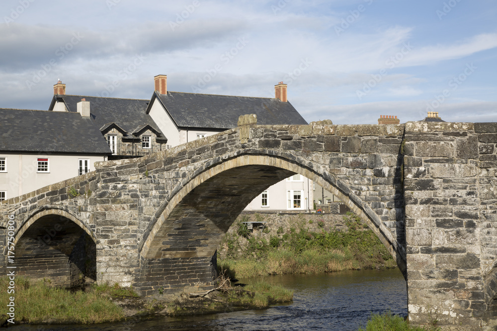 Stone Bridge at Llanrwst, Wales