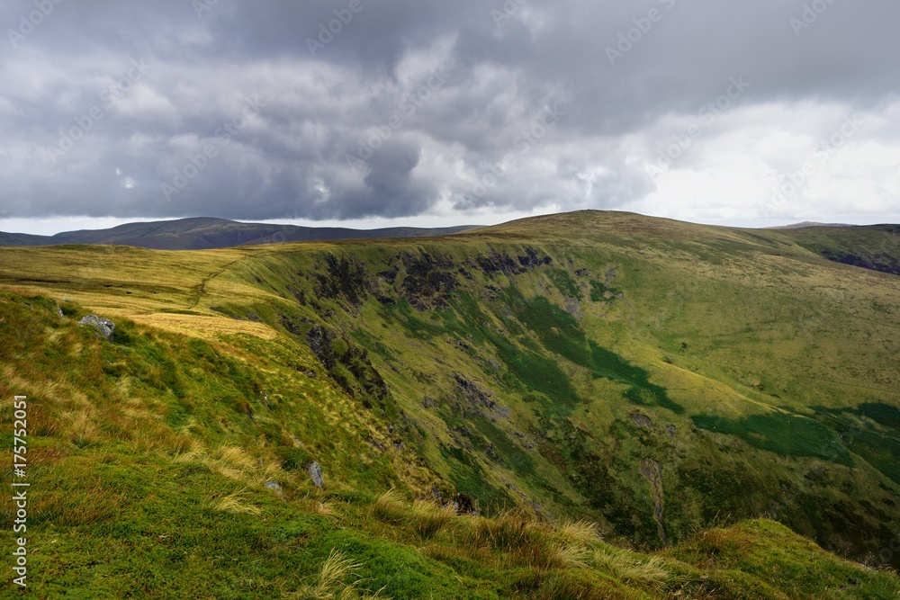 Slate cairn on Bannerdale Crags