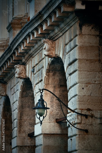 Vintage lamp arch