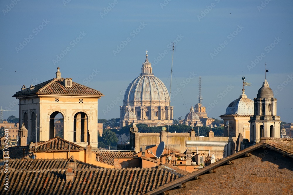 Rooftop view of Rome