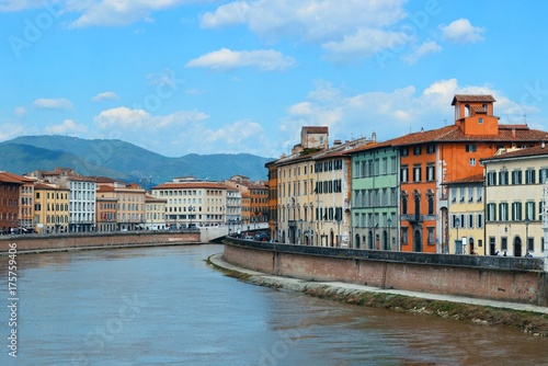 Pisa Italy over river