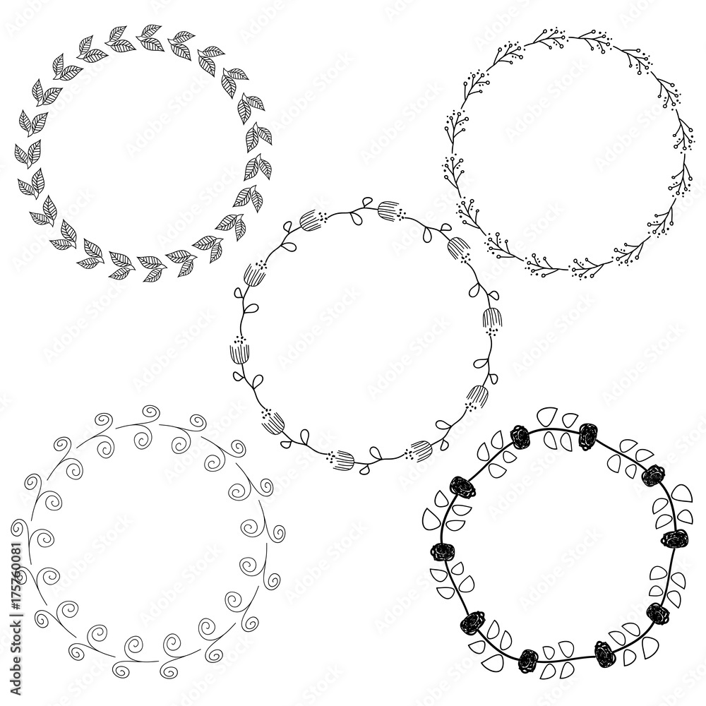 Obraz premium Rahmen Floral