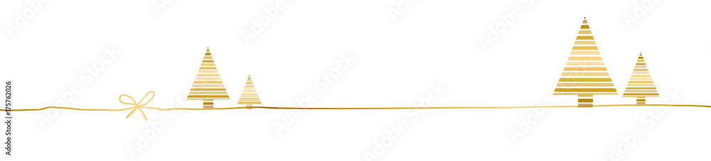 Weihnachtsbaum Baum Band Banner Schleife Gold Hintergrund Freiraum Weihnachtsbaum Baum Band Banner Schleife Gold Hintergrund Freiraum