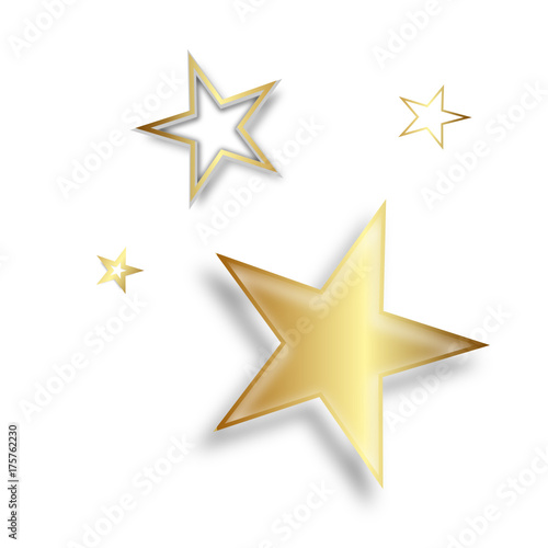 Stern Sterne Zeichen Symbol Gold Symbole Star Stars Set Verschiedene
