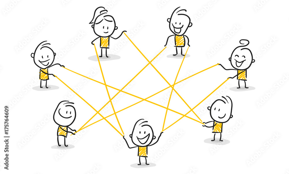 Strichfiguren Strichm nnchen Netzwerk Internet Zusammenarbeit Nr strichfiguren-strichm-nnchen-netzwerk-internet-zusammenarbeit-nr
