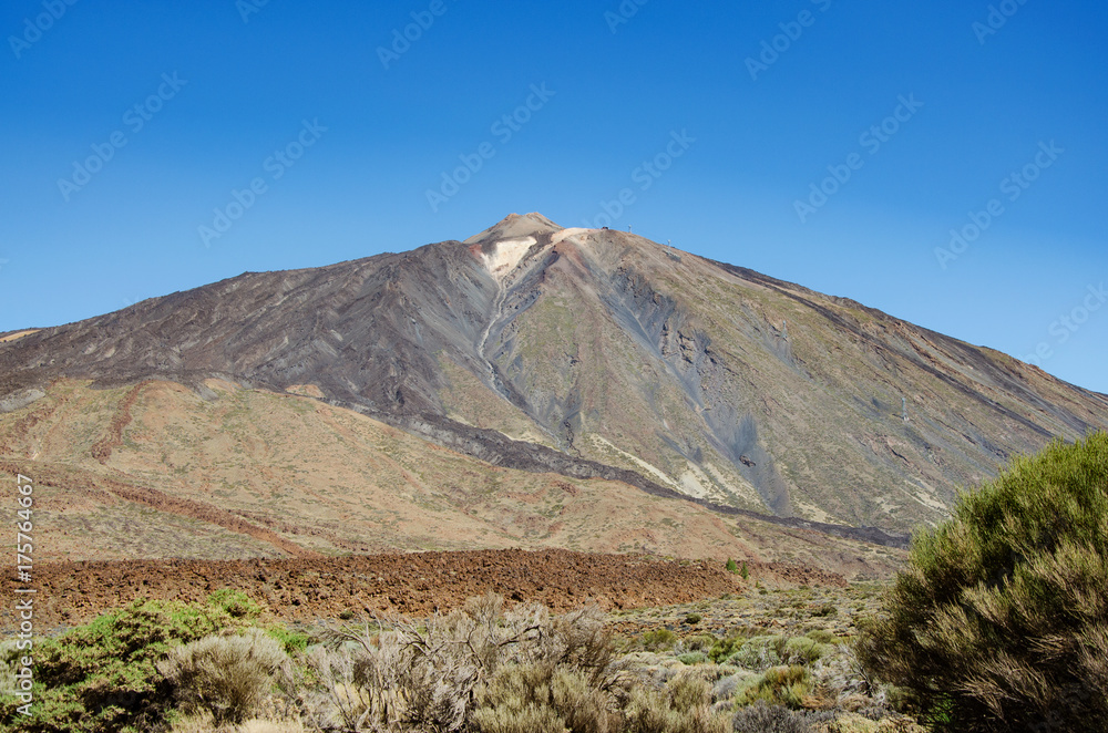 Pico del Teide volcano peak in Tenerife, Canary Islands