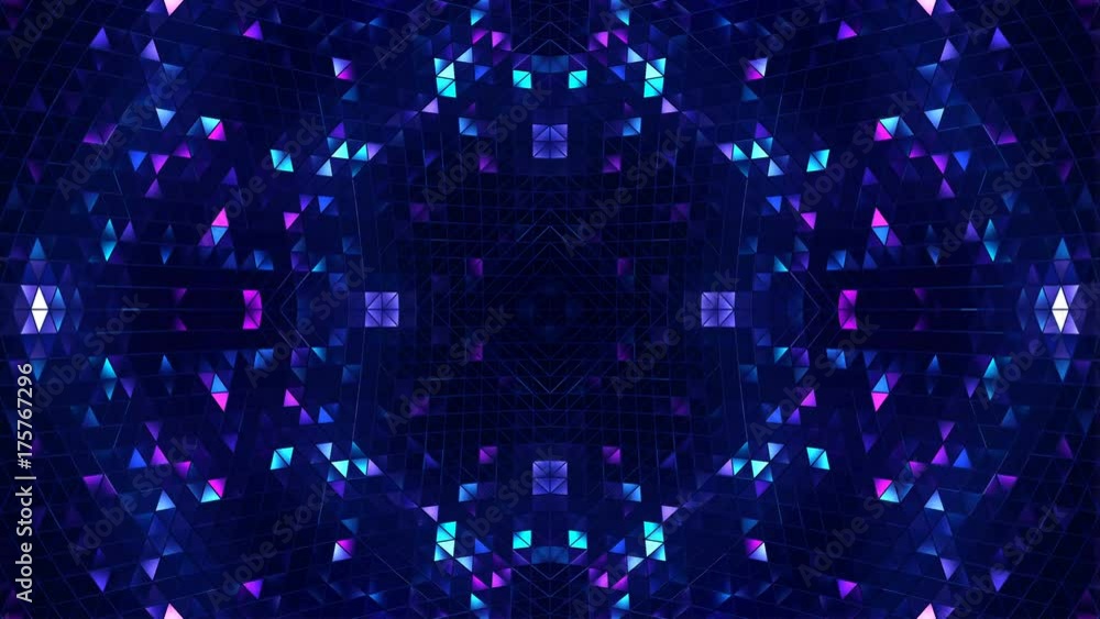 Blue Glitter Background 4k VJ Stage Loop Glow Shine Stock Video | Adobe ...