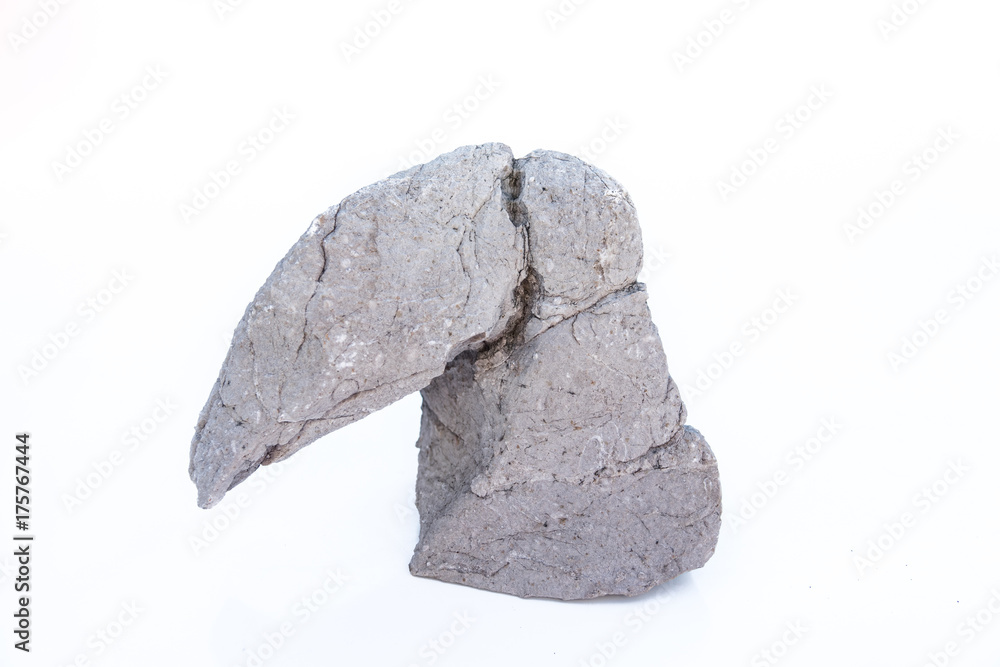 big granite rock stone, isolated on white background big granite rock stone, isolated on white background