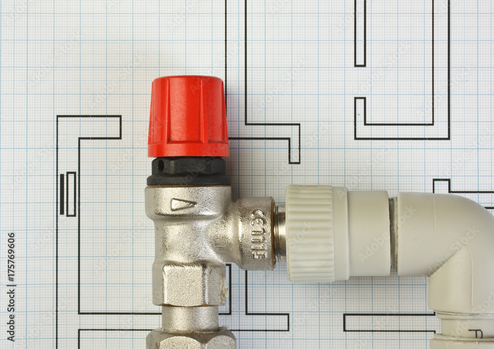  plumbing fittings on the drawing