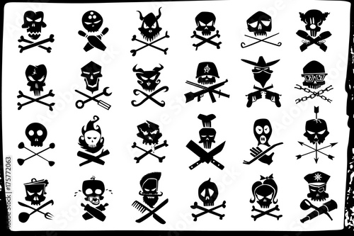 skull and bones signs