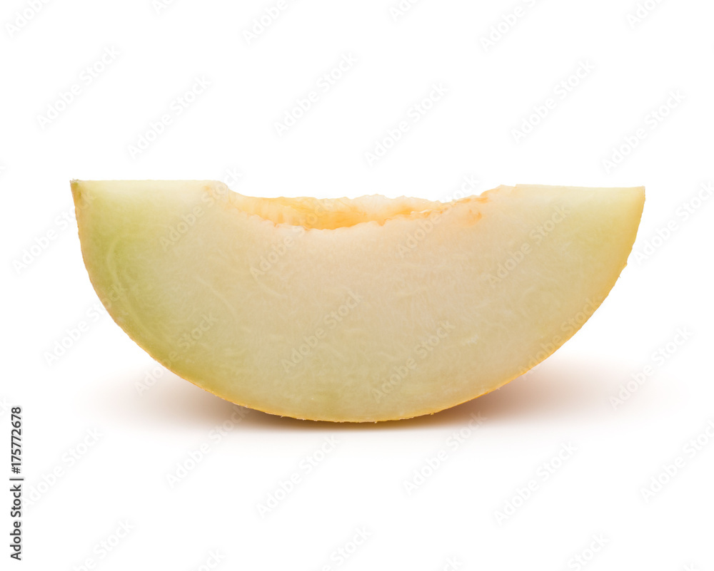 melon slice isolated on white background cutout melon slice isolated on white background cutout