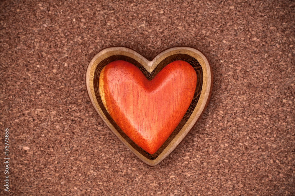 One wooden heart on rustic wood background. Valentines days concept. Love symbol. Greeting card. One wooden heart on rustic wood background. Valentines days concept. Love symbol. Greeting card.