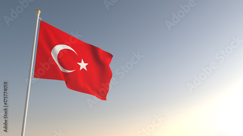 turkey national flag photo