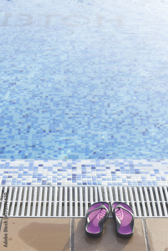 Obraz premium Swimming pool summer vacation