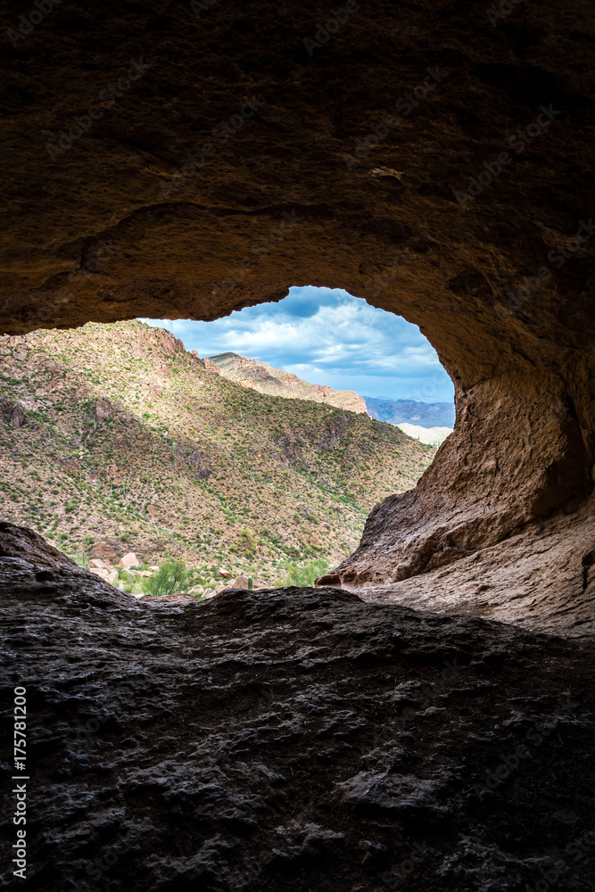 Wave Cave in The Superstition Mountains.