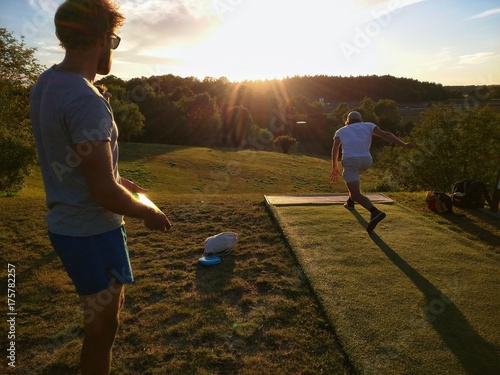 Sunset disc golf