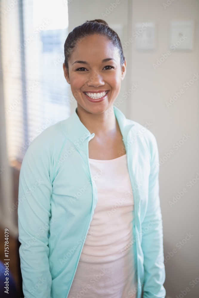 Portrait of smiling young female therapist Portrait of smiling young female therapist