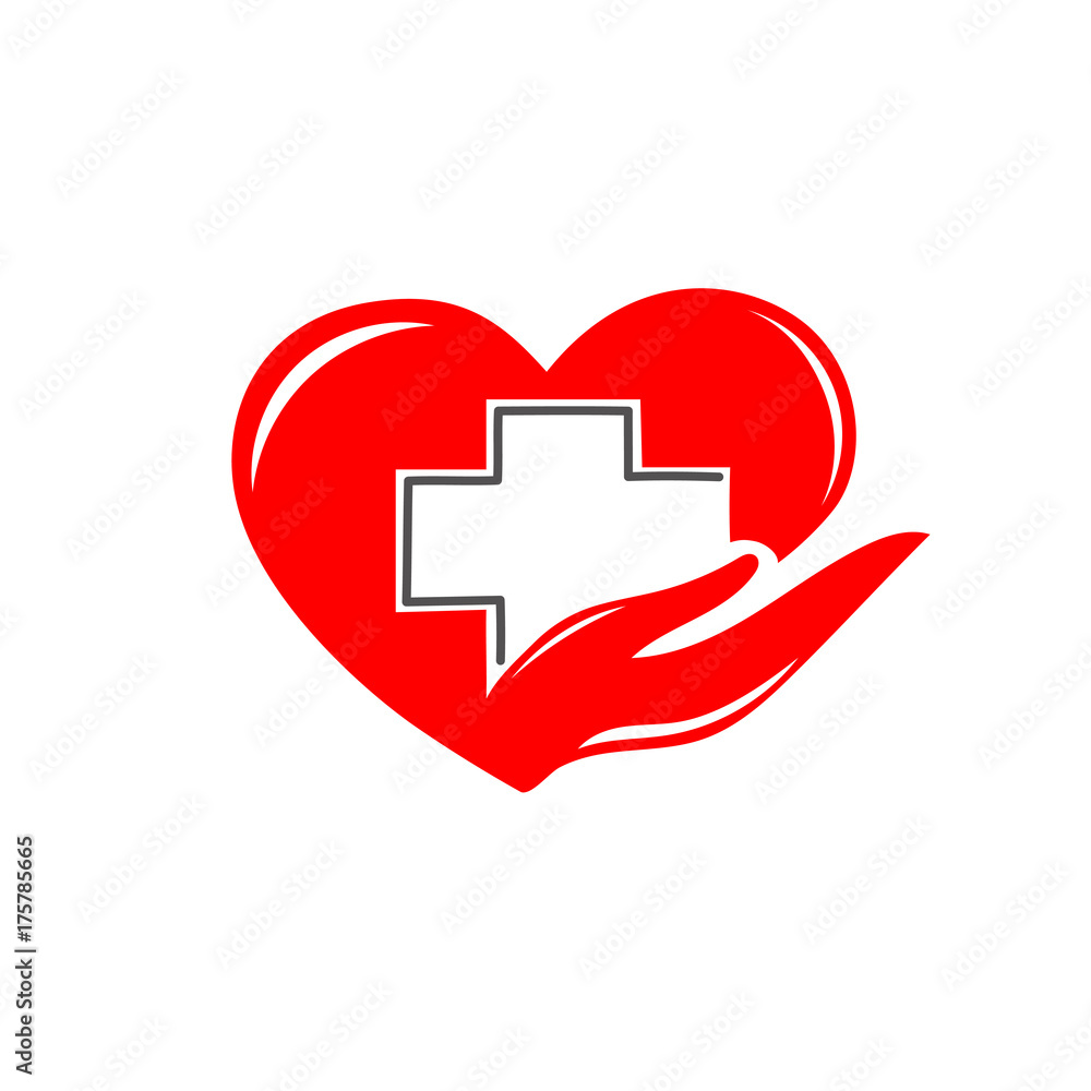Hand care heart cross medic