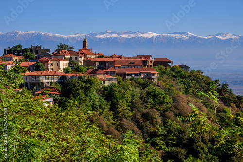The view of Sighnaghi, Georgia