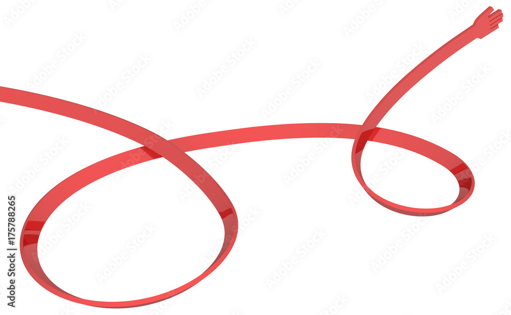 Red Tape Hand Red Tape Hand