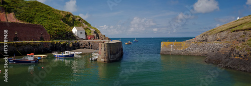 Porthgain Harbour near St. David's in Pembrokeshire, Wales,UK