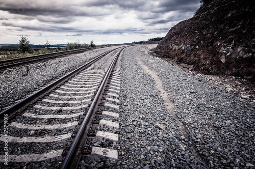 new railway in the mountains