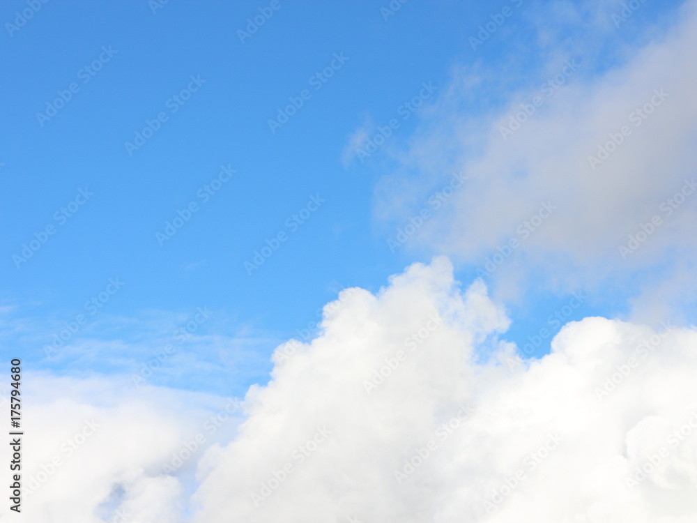 Obraz premium blue sky cumulus clouds