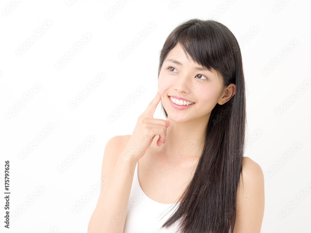 スキンケア・若い女性 スキンケア・若い女性