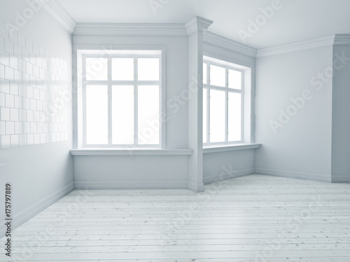 Modern empty interior