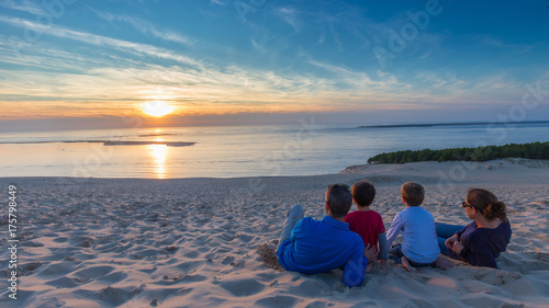 Fotografía Coucher de soleil dune du pilat