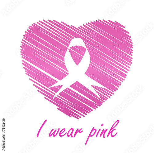 I wear pink- Breast Cancer awareness month october