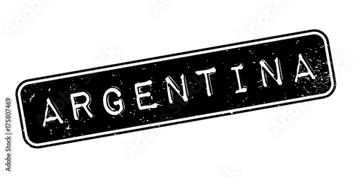 Argentina rubber stamp. Grunge design with dust scratches. Effects can be easily removed for a clean, crisp look. Color is easily changed.