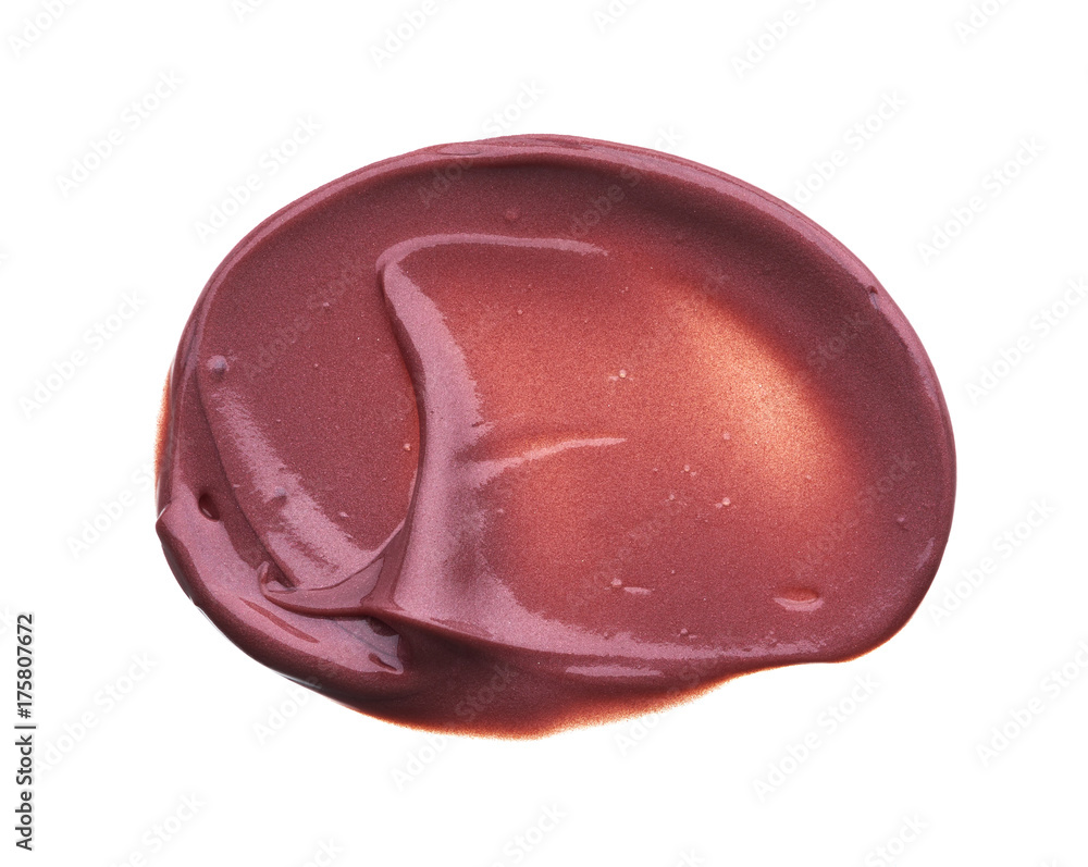 smear paint of cosmetic products smear paint of cosmetic products