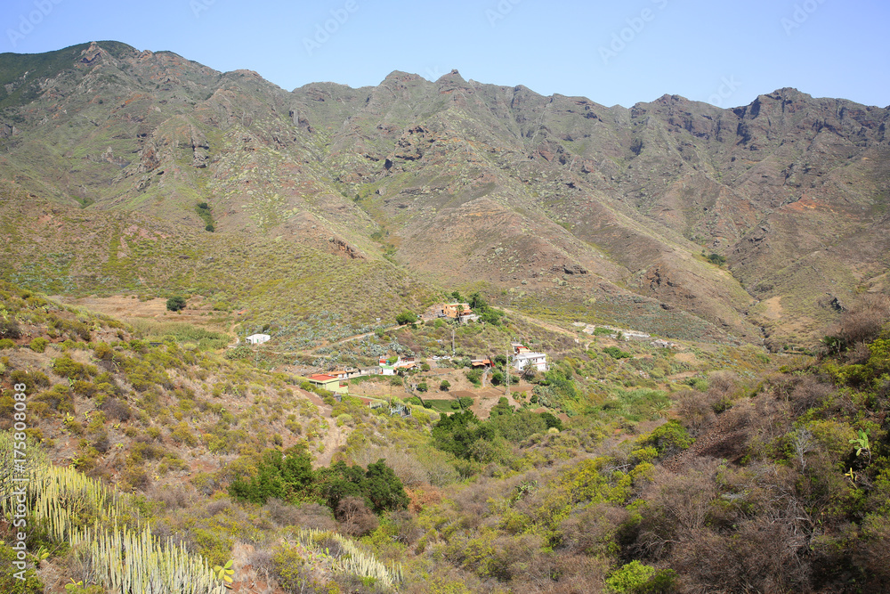 Anaga Mountains on Tenerife Island, Canary Islands, Spain