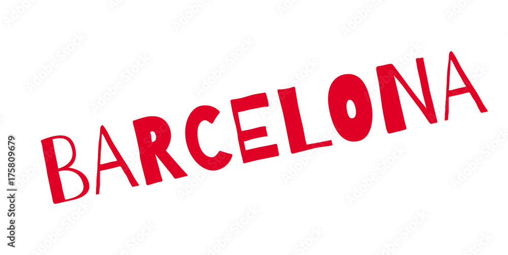 Barcelona rubber stamp. Grunge design with dust scratches. Effects can be easily removed for a clean, crisp look. Color is easily changed. Barcelona rubber stamp. Grunge design with dust scratches. Effects can be easily removed for a clean, crisp look. Color is easily changed.